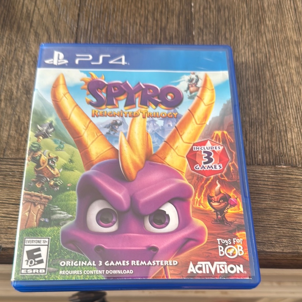Spyro Reignited Trilogy for PS4 - Blue Case